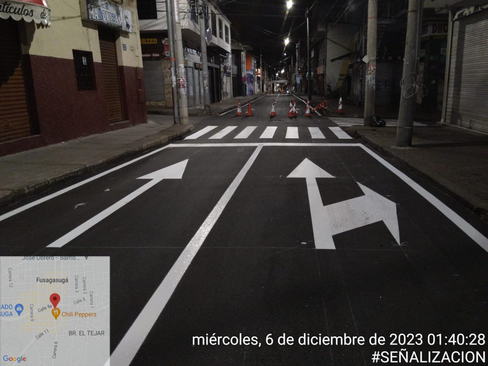 Mantenimiento vial y señalización horizontal