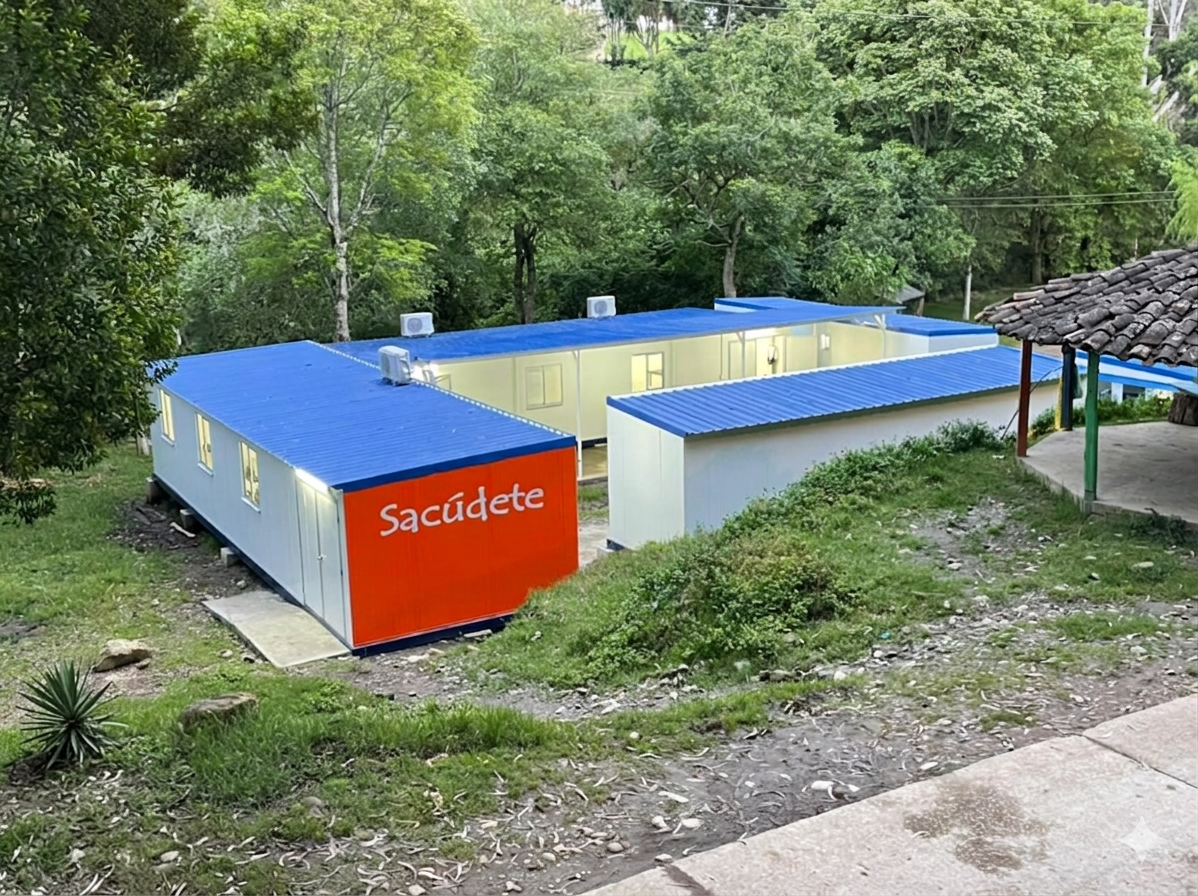 Sacúdete — Aulas modulares en el Cauca